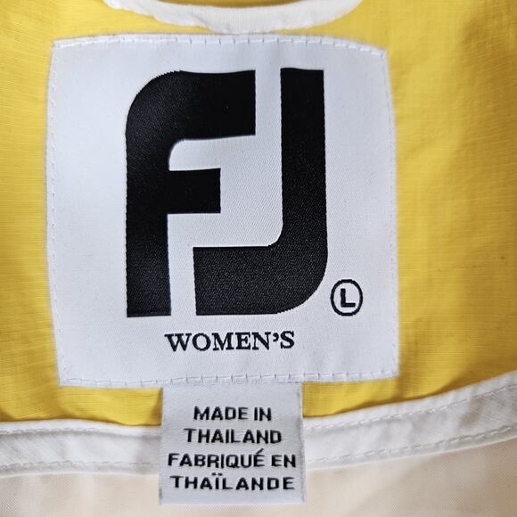 FootJoy Womens Golf Windbreaker Jacket Lago Vista Waterproof Lightweight Size L - Picture 11 of 16